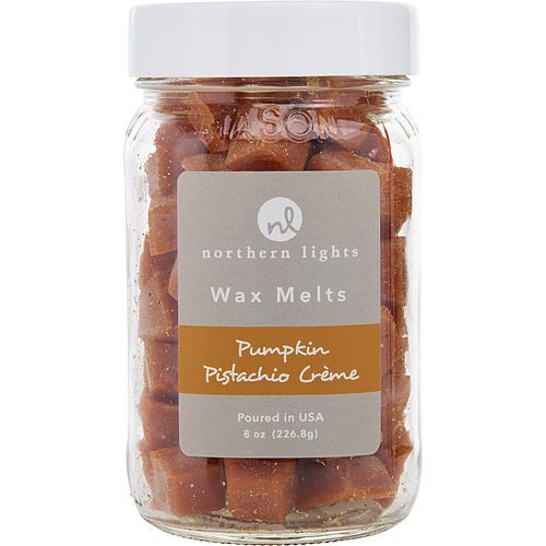 PUMPKIN PISTACHIO CREME SCENTED by Northern Lights SIMMERING FRAGRANCE CHIPS - 8 OZ JAR CONTAINING 100 MELTS
