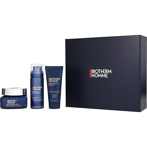 Biotherm by BIOTHERM Homme Force Supreme Set: Force Supreme Cream 50ml + Shaving Foam 48g + Force Supreme Cleanser 40ml --3pcs EasyOptionXY LLC
