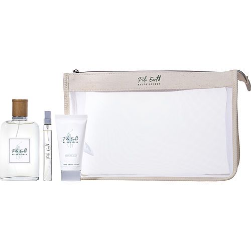 POLO EARTH by Ralph Lauren EDT SPRAY 3.4 OZ & BODY LOTION 1.7 OZ & EDT SPRAY 0.33 OZ MINI & BAG EasyOptionXY LLC