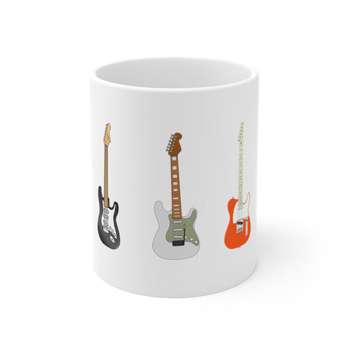 Electric Guiter Mix Coffee Tea Mug EasyOptionXY LLC