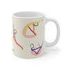 Stick Figure Yoga Poses Coffee Tea Mug EasyOptionXY LLC