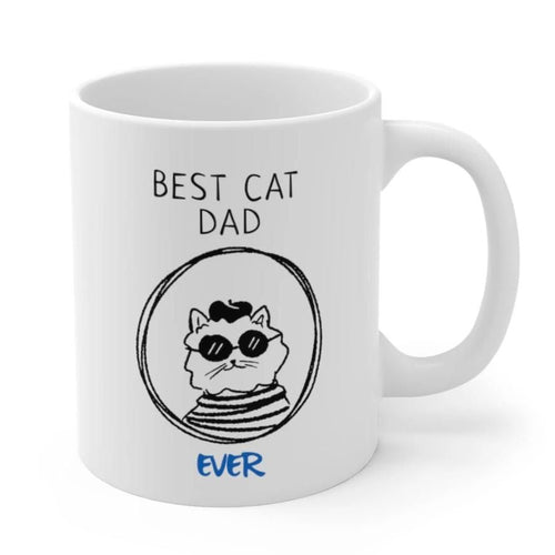 Best Cat Dad Ever Mug EasyOptionXY LLC