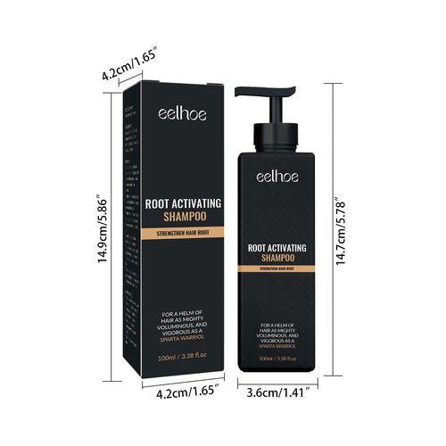 Root Activator Shampoo, Natural Hair Regrowth Shampoos, Unisex Hair Thickening Shampoo, Gently Shampoo For Men & Women, Nourishing Long Lasting Hair Care For Darker & Thicker Hair EasyOptionXY LLC