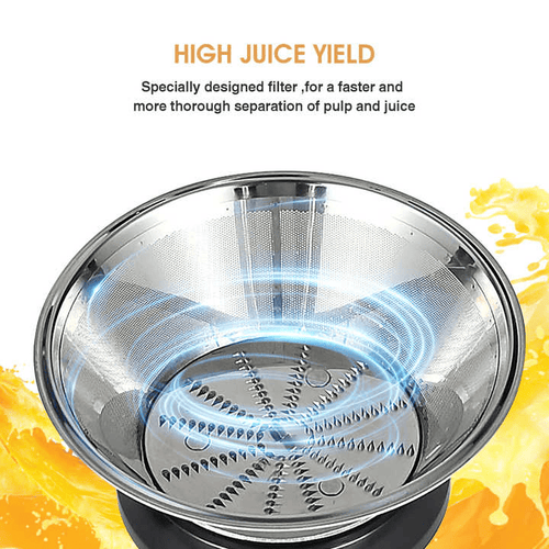 87043565 1100W household centrifugal juicer multi-function electric juicer 2.5L slag cup does not contain BPA fruit and vegetable juice, modern vertical mixing kitchen juicer, secondary mechanical EasyOptionXY LLC