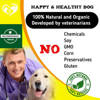 Dog Anti Itch Allergy Relief Chews Dry Itchy Skin Hot Spot Treatment with Probiotic Omega 3 Oil Immune Supplement Seasonal Allergies Medicine for Dogs Puppy 140 Bites EasyOptionXY LLC