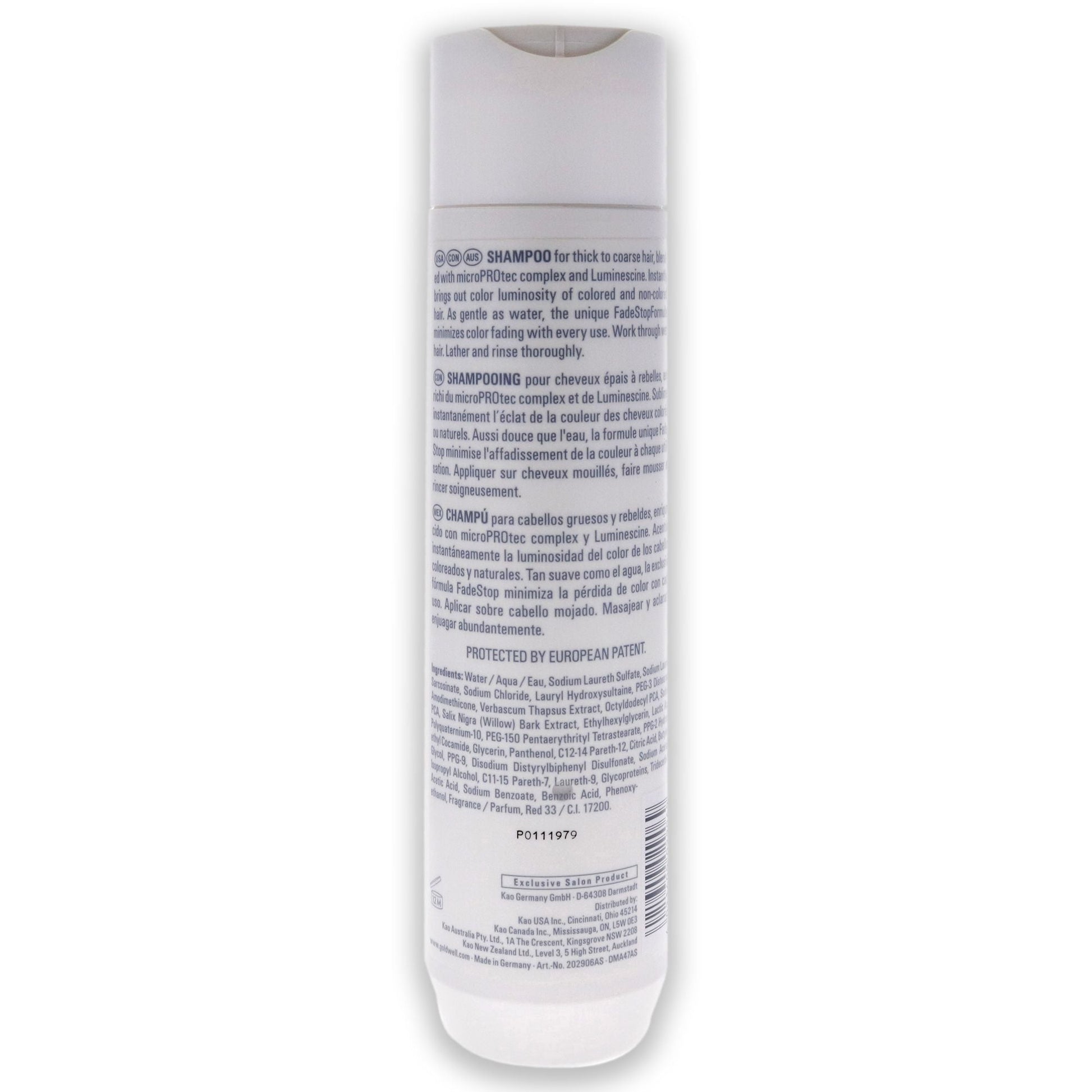Dualsenses Color Extra Rich Brilliance Shampoo by Goldwell for Unisex - 10.1 oz Shampoo EasyOptionXY LLC