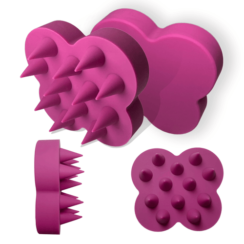 Silicone Scalp Massager for Hair Growth, Scalp Scrubber Brush for Shower, Andruff Exfoliating Stress Relax Wet Dry Scalp Brush, Deeply Cleanses Scalp Pores EasyOptionXY LLC