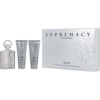 AFNAN SUPREMACY SILVER by Afnan Perfumes EAU DE PARFUM SPRAY 3.4 OZ & AFTERSHAVE BALM 3.4 OZ & SHOWER GEL 3.4 OZ EasyOptionXY LLC