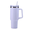 30OZ Straw Coffee Insulation Cup With Handle Portable Car Stainless Steel Water Bottle LargeCapacity Travel B PA F ree Thermal Mug EasyOptionXY LLC