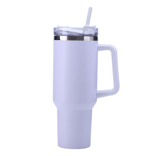 30OZ Straw Coffee Insulation Cup With Handle Portable Car Stainless Steel Water Bottle LargeCapacity Travel B PA F ree Thermal Mug EasyOptionXY LLC