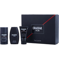 DRAKKAR NOIR by Guy Laroche EDT SPRAY 1.7 OZ & INTENSE COOLING DEODORANT STICK 2.5 OZ & SHOWER GEL 1.7 OZ EasyOptionXY LLC