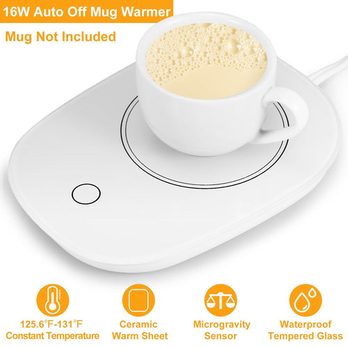 Coffee Mug Warmer Cup Warmer Auto Shut Off Coffee Tea Milk Electric Heater Pad Office Home Desk Coffee Mug Warmer EasyOptionXY LLC