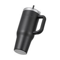 40 oz Insulated Water Bottle Stainless Steel Coffee Cup Handheld Black EasyOptionXY LLC