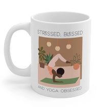 Stressed, B lessed and Yoga Obsessed Mug EasyOptionXY LLC