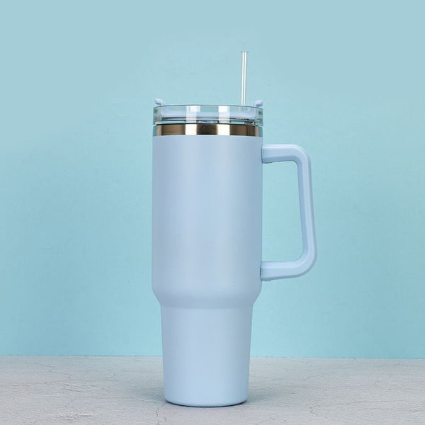 1200ml Stainless Steel Mug Coffee Cup Thermal Travel Car Auto Mugs T hermos 40 Oz Tumbler with Handle Straw Cup Drinkware New In EasyOptionXY LLC
