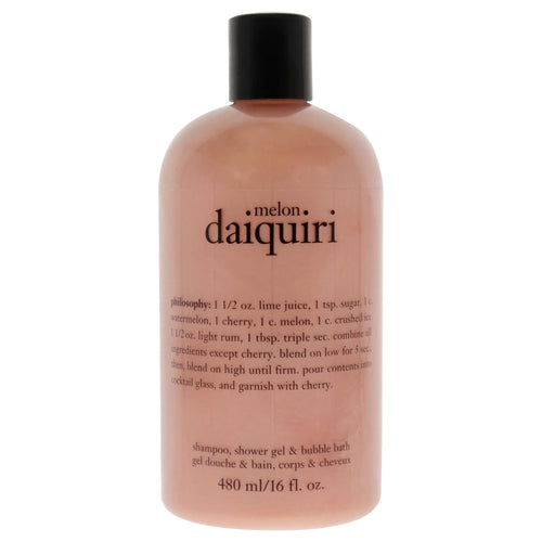 Melon Daiquiri Shampoo, Bath and Shower Gel by Philosophy for Unisex - 16 oz Shower Gel EasyOptionXY LLC