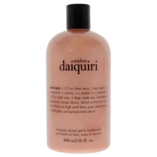 Melon Daiquiri Shampoo, Bath and Shower Gel by Philosophy for Unisex - 16 oz Shower Gel EasyOptionXY LLC