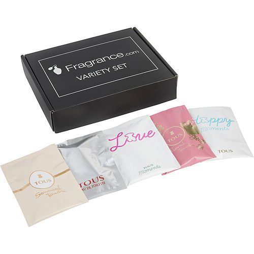 TOUS VARIETY by Tous 5 PIECE VIAL VARIETY SET WITH TOUS FLORAL TOUCH & TOUS HAPPY MOMENTS & TOUS LOVE & TOUS SENSUAL TOUCH & TOUS EasyOptionXY LLC