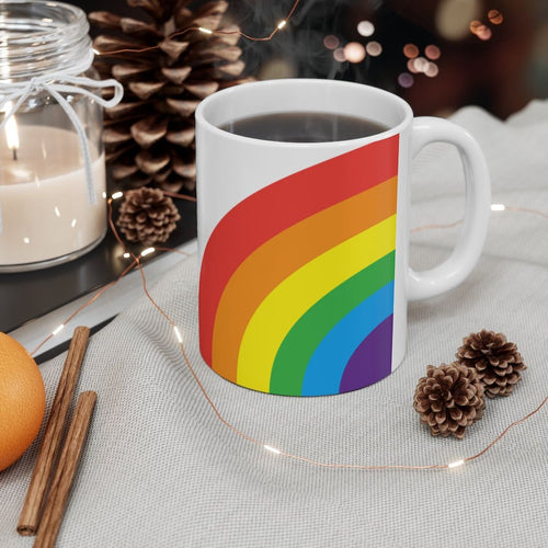 Rainbow Love Mug 11oz EasyOptionXY LLC