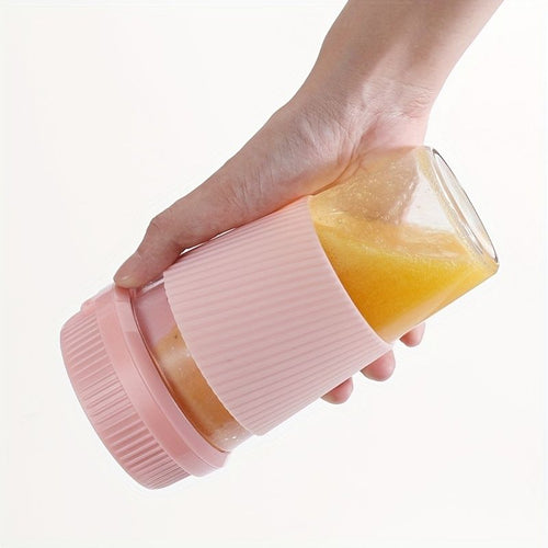 Portable Blender Usb Rechargeable Cordless Mini Personal Blender; Small Shakes Smoothie Fruit Juice Blender Cup For Home Outdoor Travel Office EasyOptionXY LLC