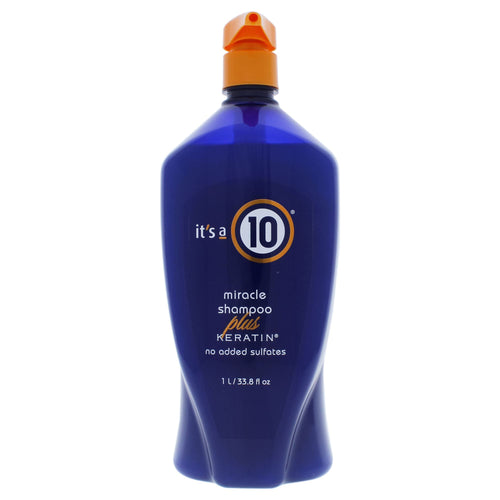 Miracle Shampoo Plus Keratin by Its A 10 for Unisex - 33 oz Shampoo EasyOptionXY LLC