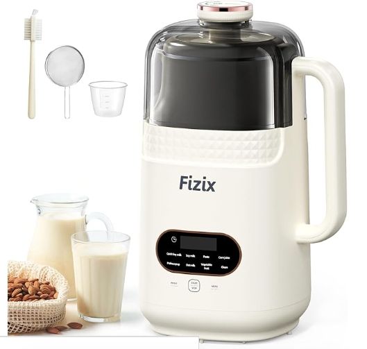 34oz Nut Milk Maker,8 in 1 Automatic Soy Milk Maker for Homemade Nut,Soy,Almond,Oat Milk,Fruit and Vegetable,Almond Milk Maker with Delay Start/Keep Warm/Self-Cleaning,White EasyOptionXY LLC