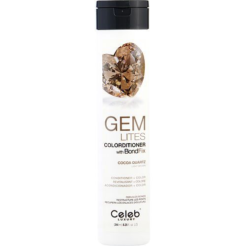 CELEB LUXURY by Celeb Luxury GEM LITES COLORDITIONER WITH BONDFIX COCOA QUARTZ 8.25 OZ EasyOptionXY LLC