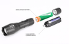 Portable Mini Flashlight LED ZOOM Torch Hunting Zoomable Flashlight Torch Light EasyOptionXY LLC