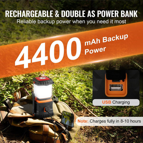 LED Camping Lantern Rechargeable Portable 1000LM for Outdoor Adventure EasyOptionXY LLC