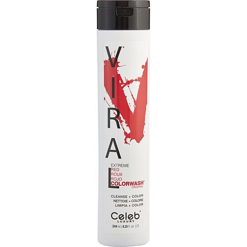 CELEB LUXURY by Celeb Luxury VIRAL COLORWASH EXTREME RED 8.25 OZ EasyOptionXY LLC