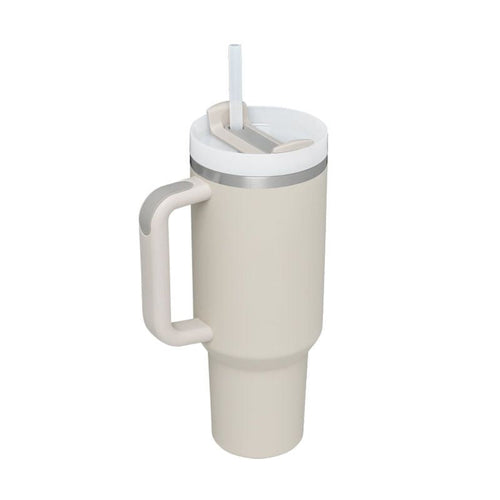 1200ml Stainless Steel Mug Coffee Cup Thermal Travel Car Auto Mugs T hermos 40 Oz Tumbler with Handle Straw Cup Drinkware New In EasyOptionXY LLC