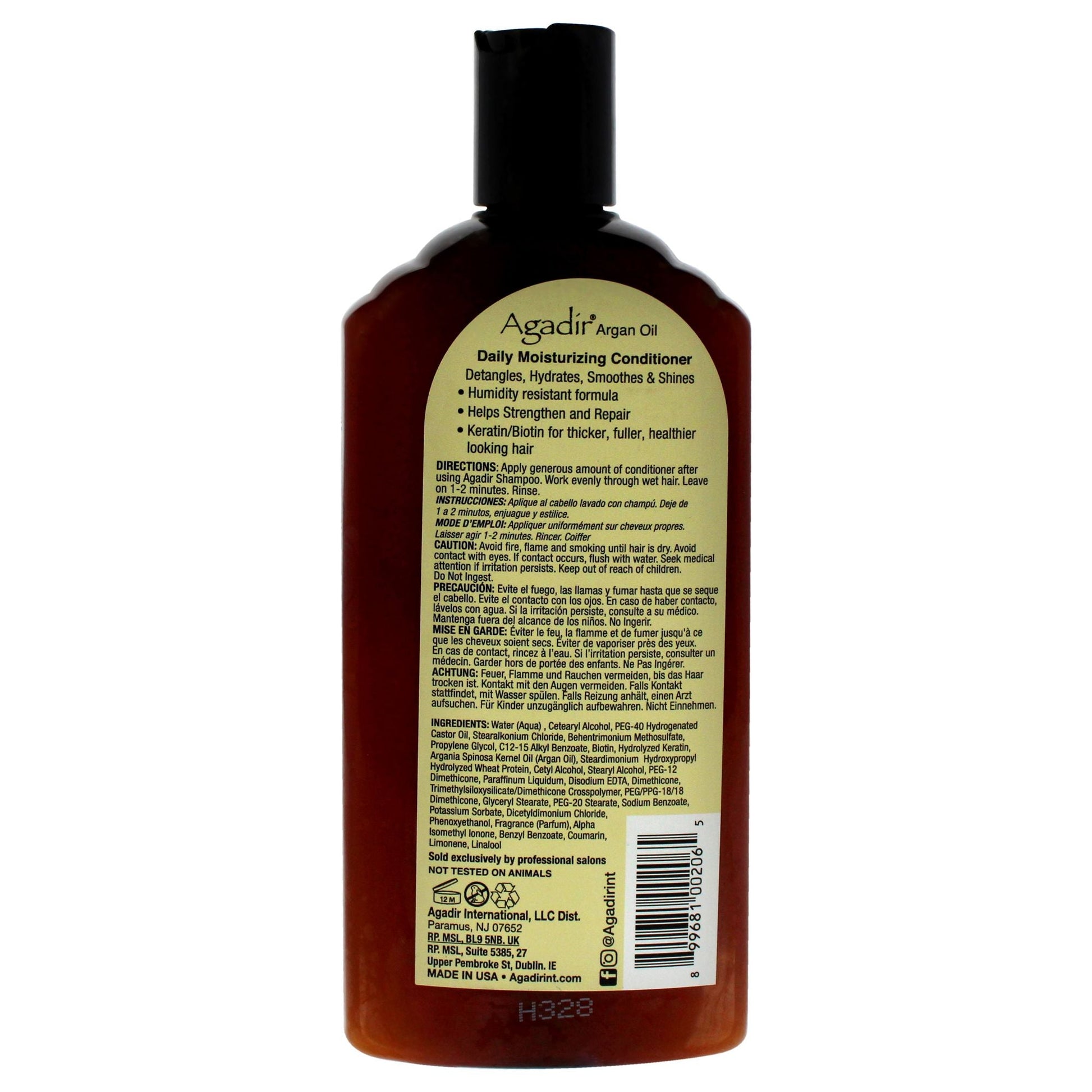 Argan Oil Daily Moisturizing Conditioner by Agadir for Unisex - 12.4 oz Conditioner EasyOptionXY LLC