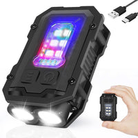 Mini Pocket Keychain Flashlight EDC Flashlight LED COB Portable Clip on Flashlight Waterproof Mini Powerful Flashlight with Magnet 8 Modes for Repairing Emergency EasyOptionXY LLC