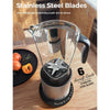 1500W Smoothie Maker High Power Blender with 10 Speeds EasyOptionXY LLC