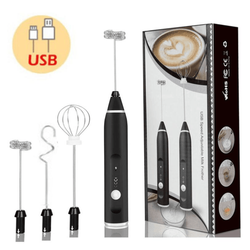 Milk Frothers Electric Wireless Handheld Blender With USB Electrical Mini Coffee Maker Whisk Mixer For Coffee Cappuccino Cream EasyOptionXY LLC