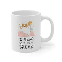 Yoga Pose Cat - I Bend So I Don't Break Mug EasyOptionXY LLC