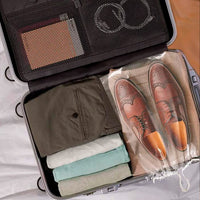 Clear Drawstring Bag, 12 x 18 Inches. Pack of 1000 Clear Plastic Drawstring Bags. 2 Mil Drawstring Clear Plastic Bags. Waterproof Clear Plastic Bags Drawstring for Cosmetics, Toiletries EasyOptionXY LLC