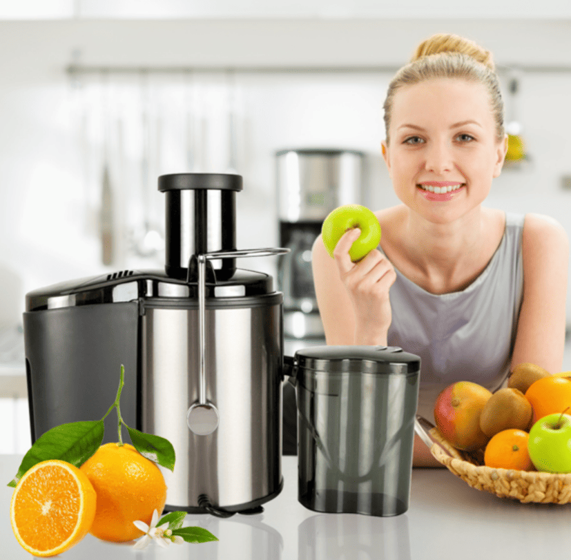 28199470 900W Multi-function electric juicer juice 0.8L, 1.5L slag cup without BPA fruit and vegetable juice, modern vertical mixing kitchen juicer, secondary mechanical EasyOptionXY LLC