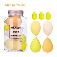 7Pcs Makeup Sponge Set Face Beauty Cosmetic Powder Puff for Foundation Cream Concealer Make Up Blender Tools Sponge косметика EasyOptionXY LLC