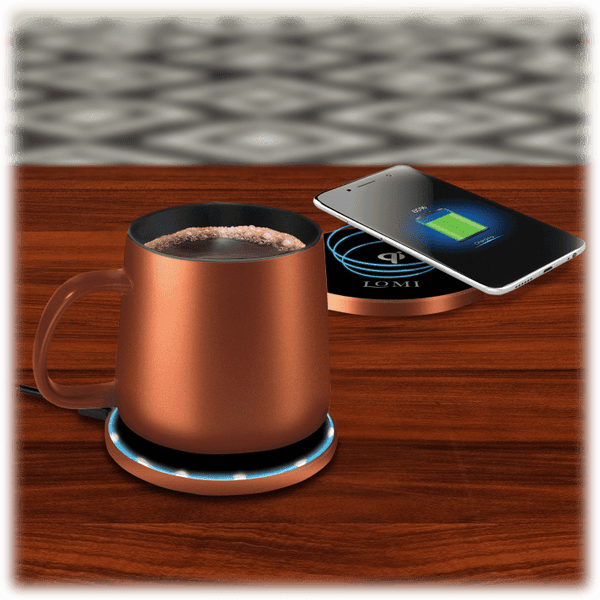 Lomi Heated Mug With Wireless Charger EasyOptionXY LLC