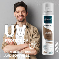 ABOVE Coconut - Dry Shampoo - Absorbs Excess Oil Between Washes - Gives Softness and Shine to Your Strands - Does Not Leave Residue - Prevents Bad Odors with Floral and Vanilla Notes - 3.17 oz EasyOptionXY LLC