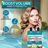 Rosemary Oil and Mint Shampoo and Conditioner Set Sulfate Free with Peppermint Moisturizing Products for Women and Men Helps Flaky Dry Scalp and Dandruff Salon Thickening for Thinning Hair EasyOptionXY LLC