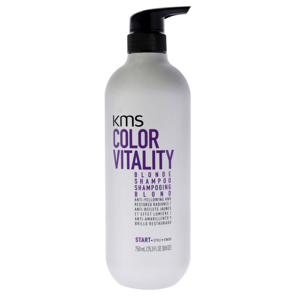 Color Vitality Blonde Shampoo by KMS for Unisex - 25.3 oz Shampoo EasyOptionXY LLC