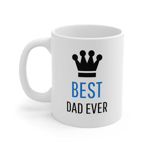 Best Dad With Crown Coffee Mug EasyOptionXY LLC