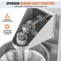 VEVOR Commercial Meatball Forming Machine, 280 PCs/min Automatic Meatball Maker, 1100W Electric Fish Beef Pork Shrimp Ball Making Tool, Stainless Steel Meatball Former with 18/20/22/26/30/32 mm Models EasyOptionXY LLC