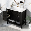 36\" Bathroom Vanity with Sink Combo, One Cabinet and Three Drawers, Solid Wood and MDF Board EasyOptionXY LLC
