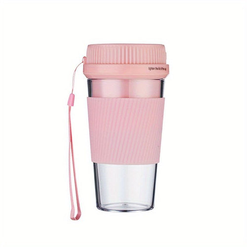 Portable Blender Usb Rechargeable Cordless Mini Personal Blender; Small Shakes Smoothie Fruit Juice Blender Cup For Home Outdoor Travel Office EasyOptionXY LLC