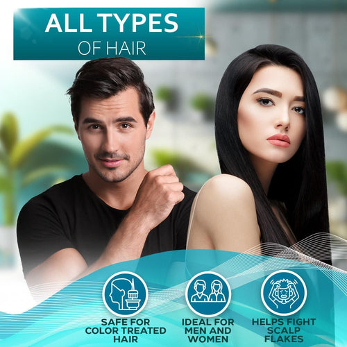 Rosemary Oil and Mint Shampoo and Conditioner Set Sulfate Free with Peppermint Moisturizing Products for Women and Men Helps Flaky Dry Scalp and Dandruff Salon Thickening for Thinning Hair EasyOptionXY LLC