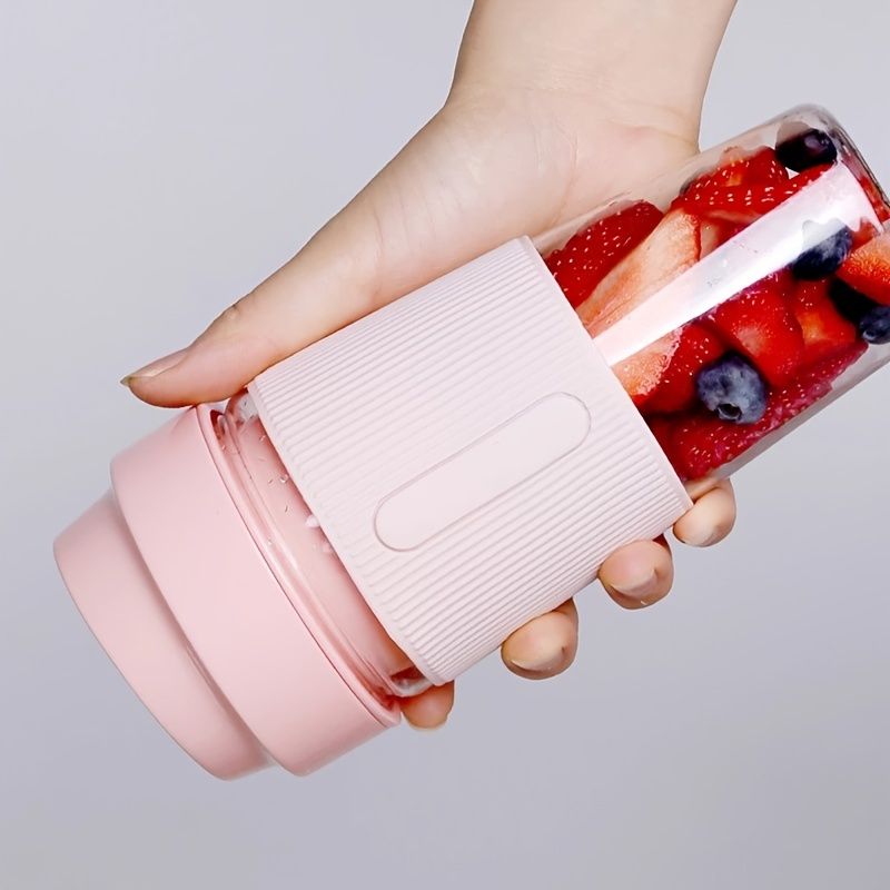 1PC Portable Blender; One-handed Drinking Mini Blender For Shakes And Smoothies With Rechargeable USB EasyOptionXY LLC