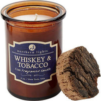 WHISKEY & TOBACCO SCENTED by Northern Lights SPIRIT JAR CANDLE - 5 OZ. BURNS APPROX. 35 HRS. EasyOptionXY LLC